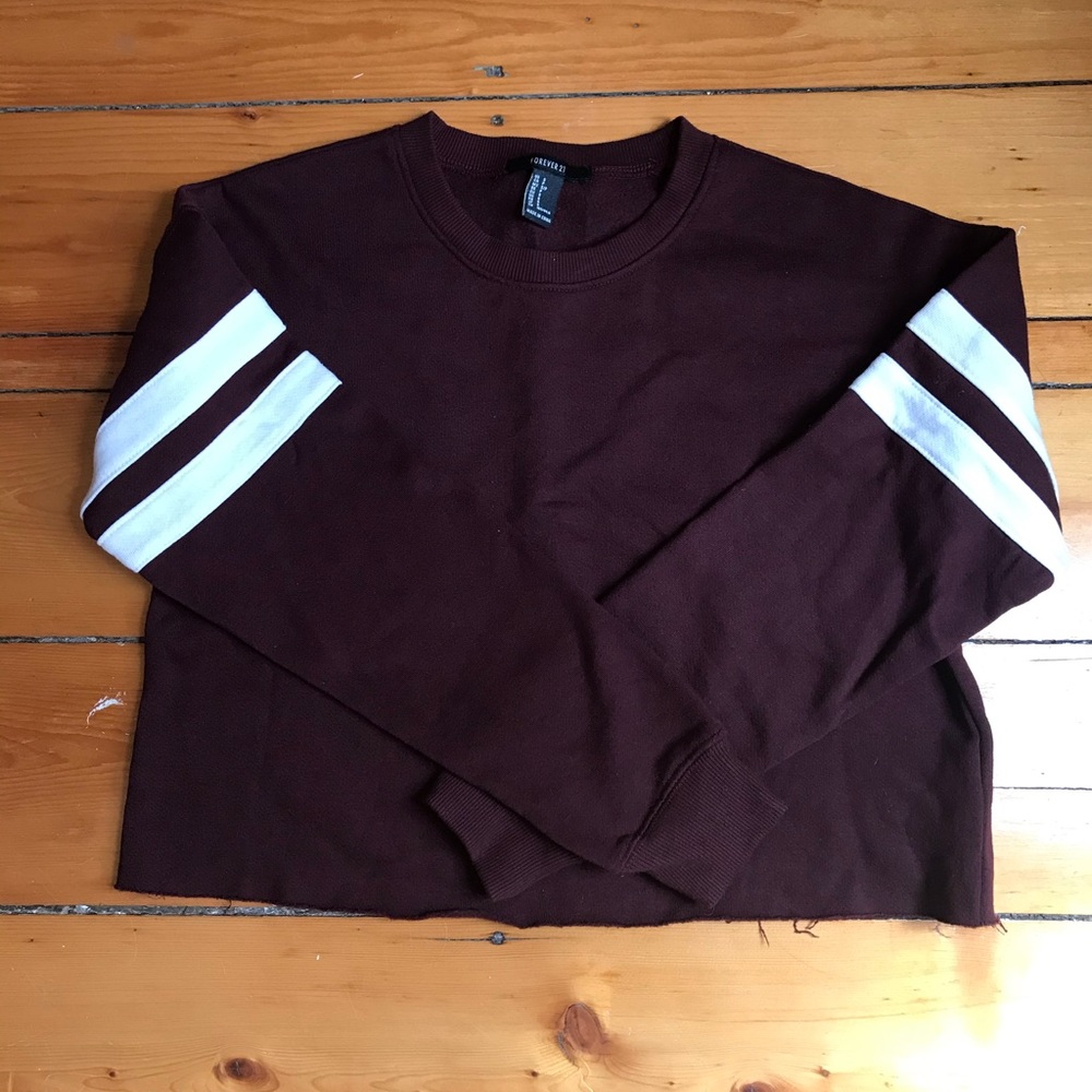 Forever 21 sweatshirt crop top